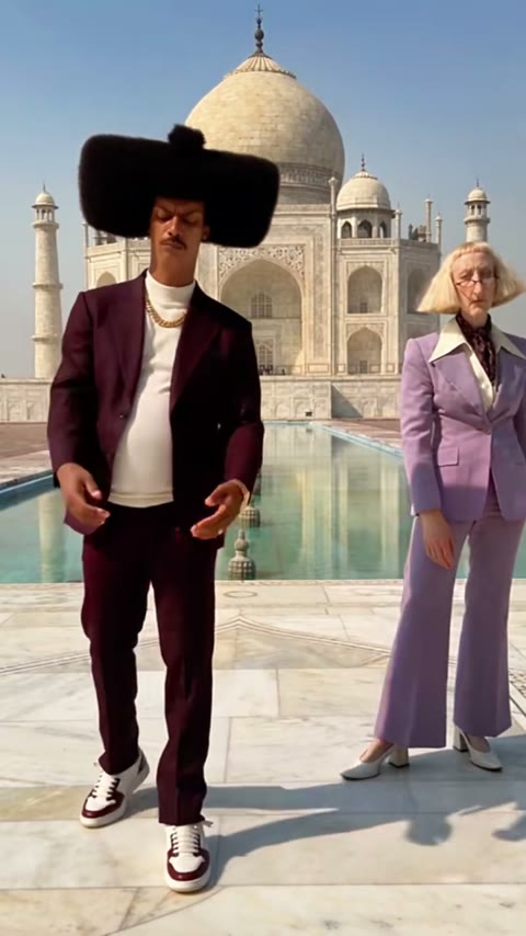 Still from Watch us ball at the Taj Mahal